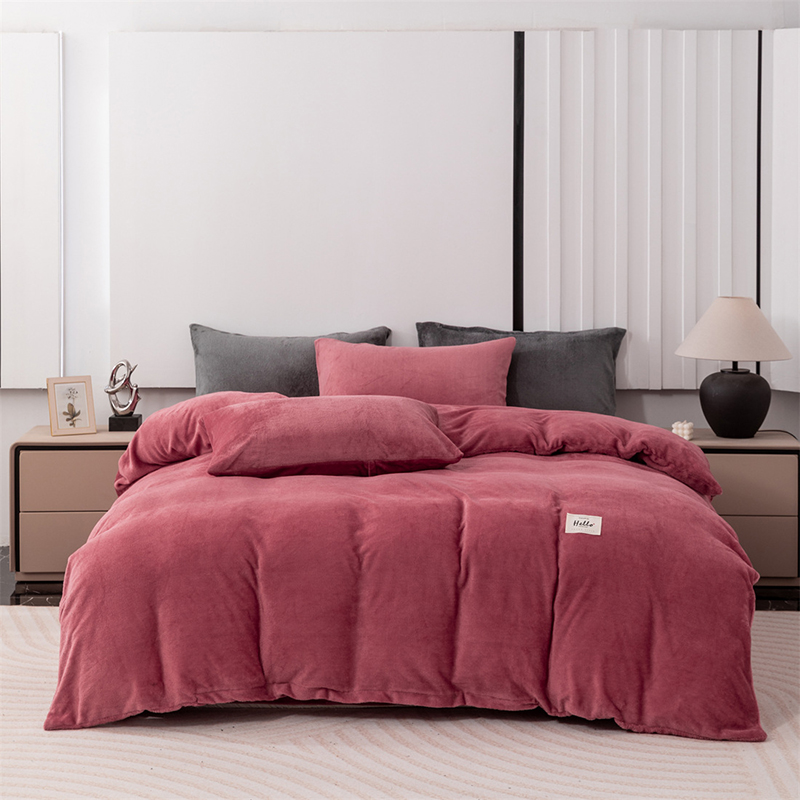 고품질 단색 벨벳 누빔 이불 커버 2026 겨울용 두꺼 - Quality Home Textiles 리뷰 및 가격